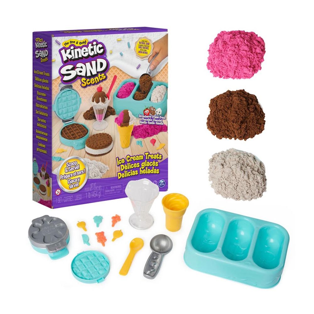 瑞典 Kinetic Sand - 動力沙冰淇淋甜心遊玩組