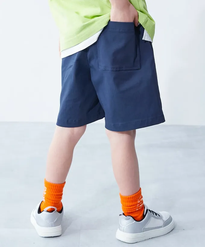 日本 devirock - 超彈力定番色休閒短褲-薄荷綠