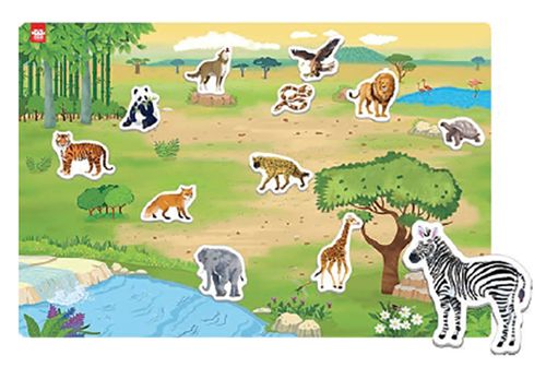 場景磁性壁貼-草原動物