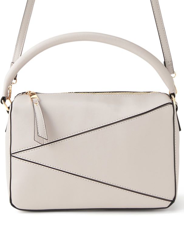 日本 GRL - 2WAY時尚幾何手提/肩背包-櫻花粉 (F)