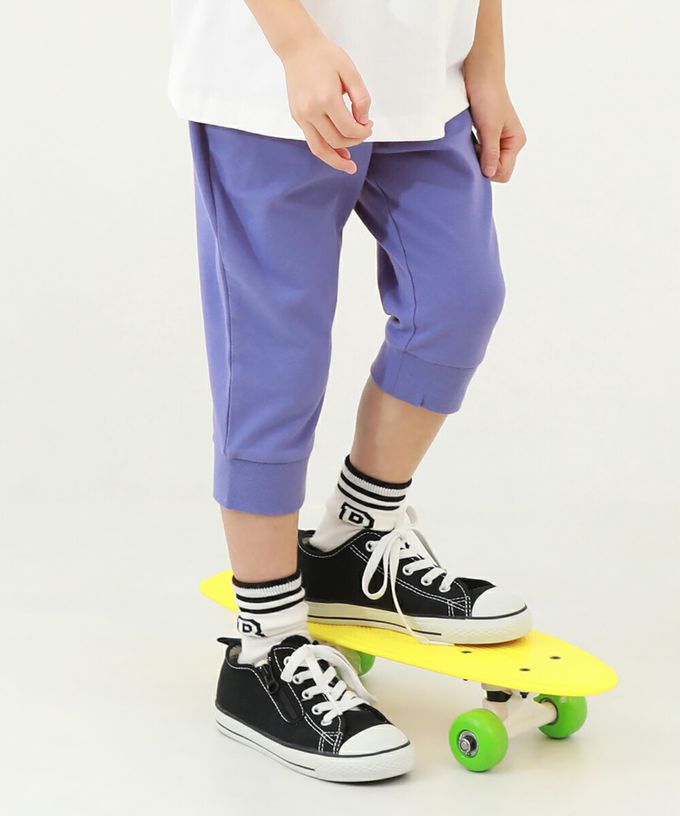 日本 devirock - 熱銷必收 下擺束口七分褲-海軍藍