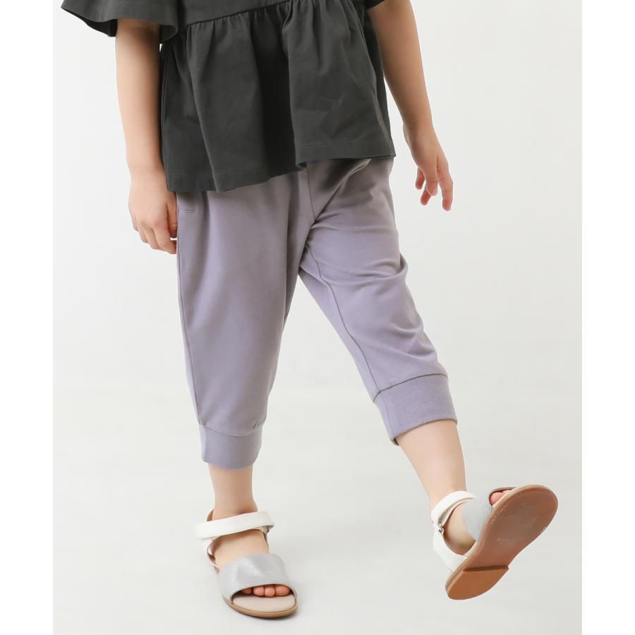 日本 devirock - 百搭舒適下擺束口七分褲-灰綠