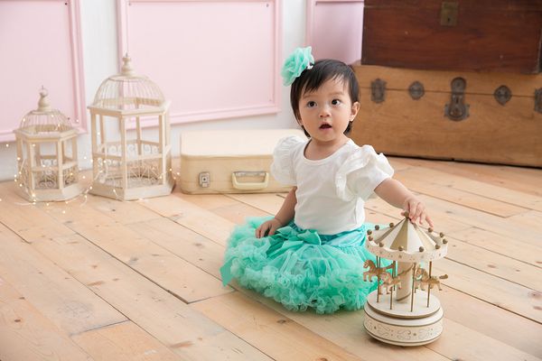 日安朵朵原創❤夢幻雪紡蓬裙