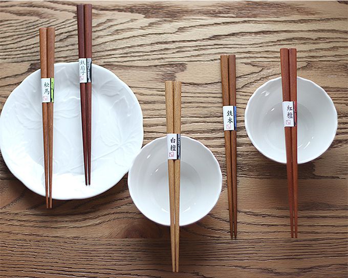 日本石田ISHIDA - 日式和風尖頭尖頭天然竹筷5雙(袋裝)