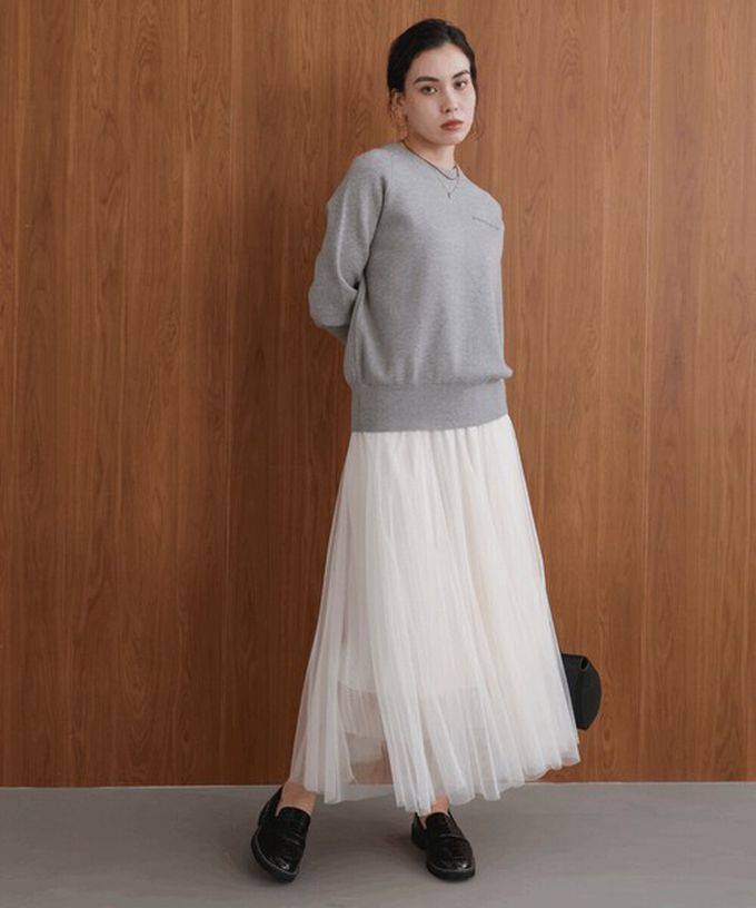 日本 Bab - 華麗優雅層次緹花鬆緊紗裙-咖啡棕