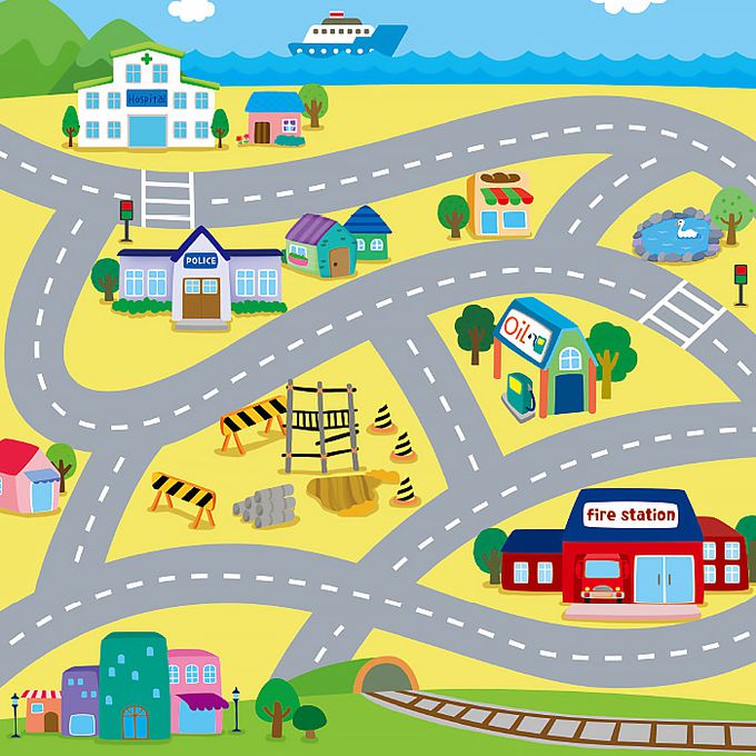 韓國 Ariati - 迷您磁性貼-交通