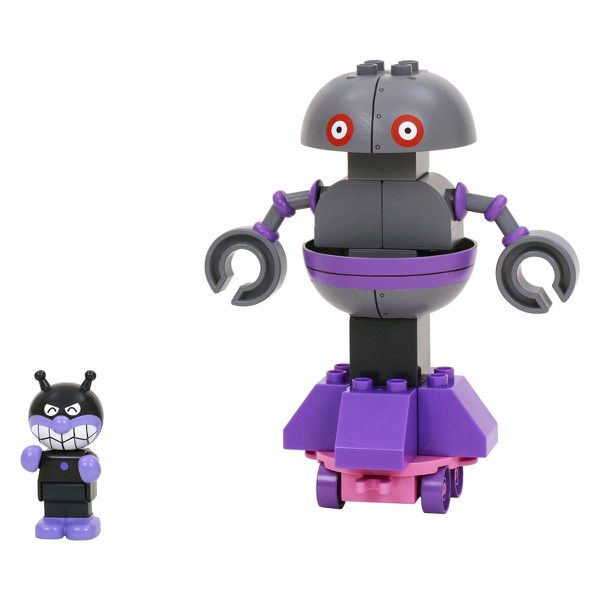 日本 Bandai - 麵包超人-細菌人積木玩具-63PCS