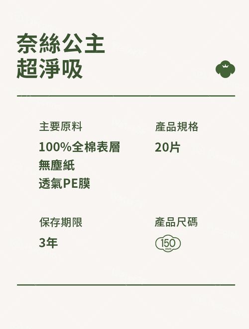 奈絲公主 100%純棉超淨吸護墊 (15公分X20入X 1包) (1包)