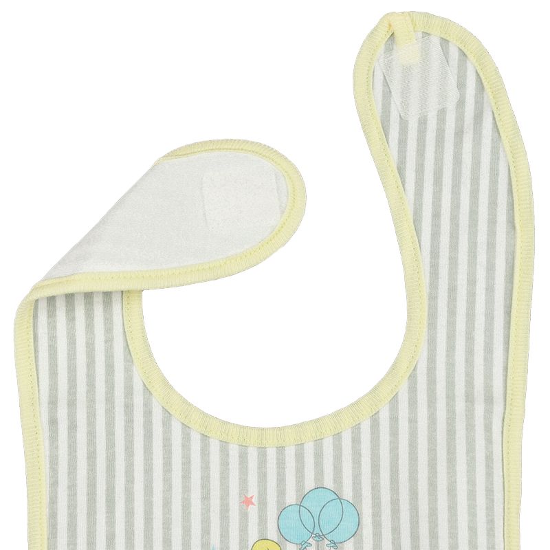 akachan honpo - 圍兜2件組-小飛象-白色 (70~80cm)-身高70~80cm體重9~11kg