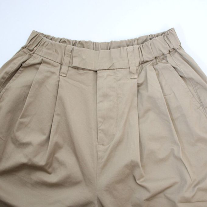 日本女裝代購 - [熱銷款] 超藏肉休閒錐形美腿褲-白