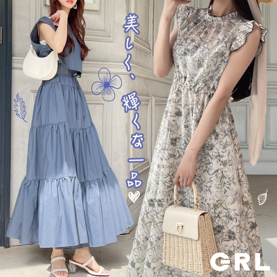 【日本GRL】夏日絕美洋裝♡♡時尚丹寧，溫柔甜美率性通通找得到～