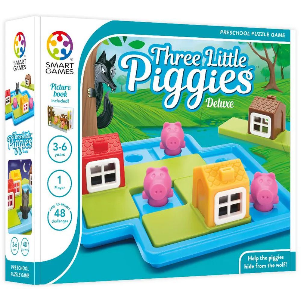 比利時 SMART GAMES - 三隻小豬-3-6歲(2024最新版)