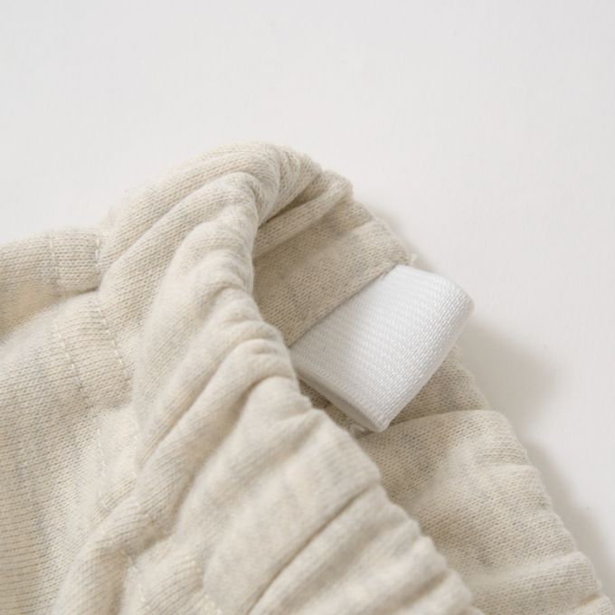 日本 b-ROOM - 休閒大口袋鬆緊長褲-草綠