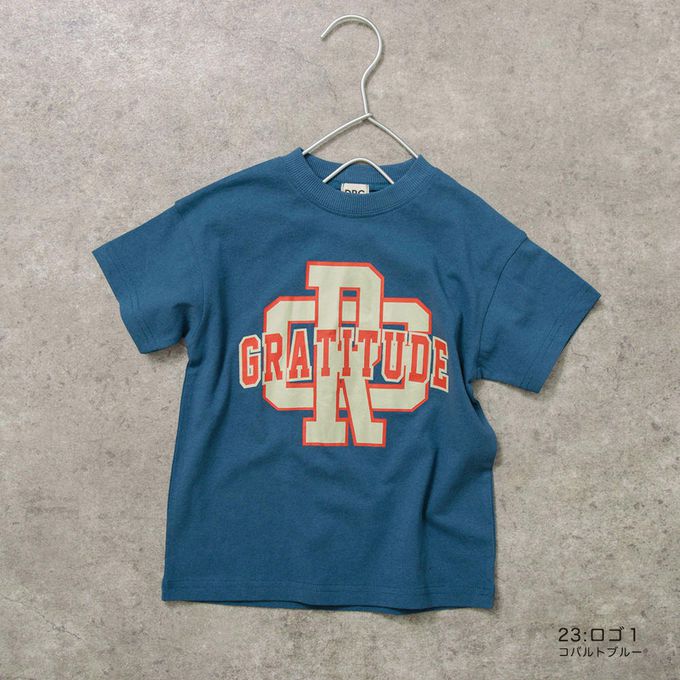 日本 BRANSHES - 100%棉 酷帥印花短袖上衣-勿失信念-紫