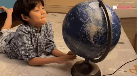 SKYGLOBE - 12吋衛星觸控三段式立體地球儀(AR互動款)