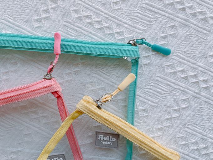 香港百寶袋王 Bagtory HK - Hello Mini 多用途迷你袋-藍色天堂鳥+草莓牛奶+香蕉牛奶