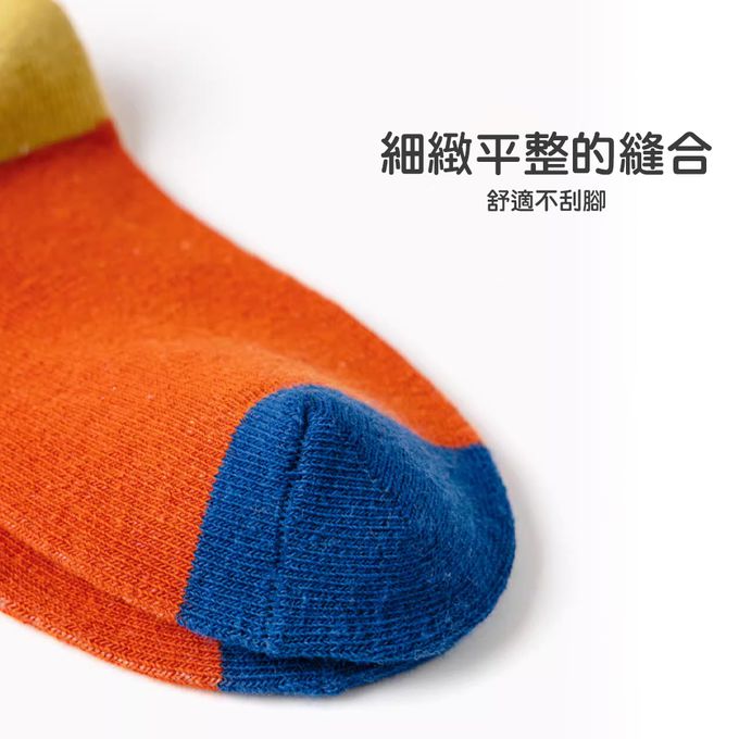腳ㄚ子 - 幼/兒童棉質中筒襪 童襪 襪子 棉襪 兒童襪-太空人