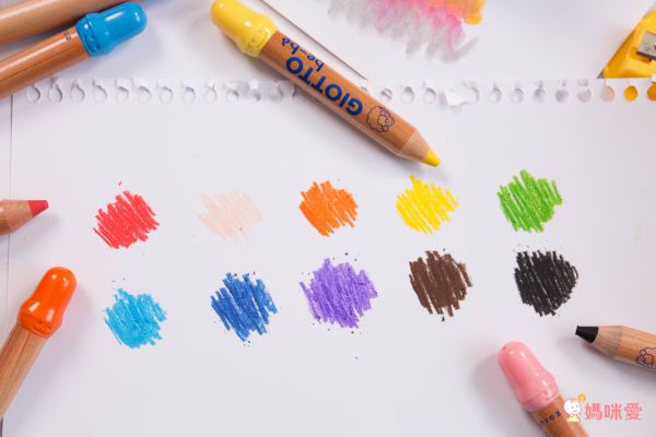 義大利GIOTTO - 【獨家超值組】可洗式寶寶木質蠟筆10色(附筆削)+可洗式寶寶彩色筆10色+贈收納袋、著色本、黏土50g