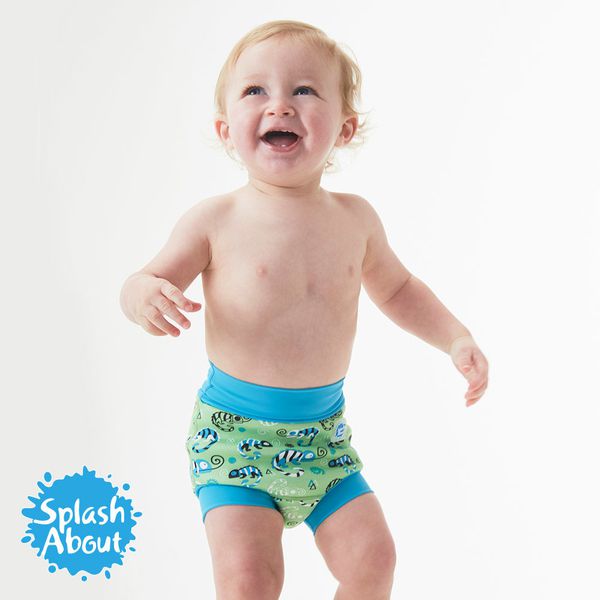 Splash About 潑寶 - 3D加強版 游泳尿布褲-國王變色龍