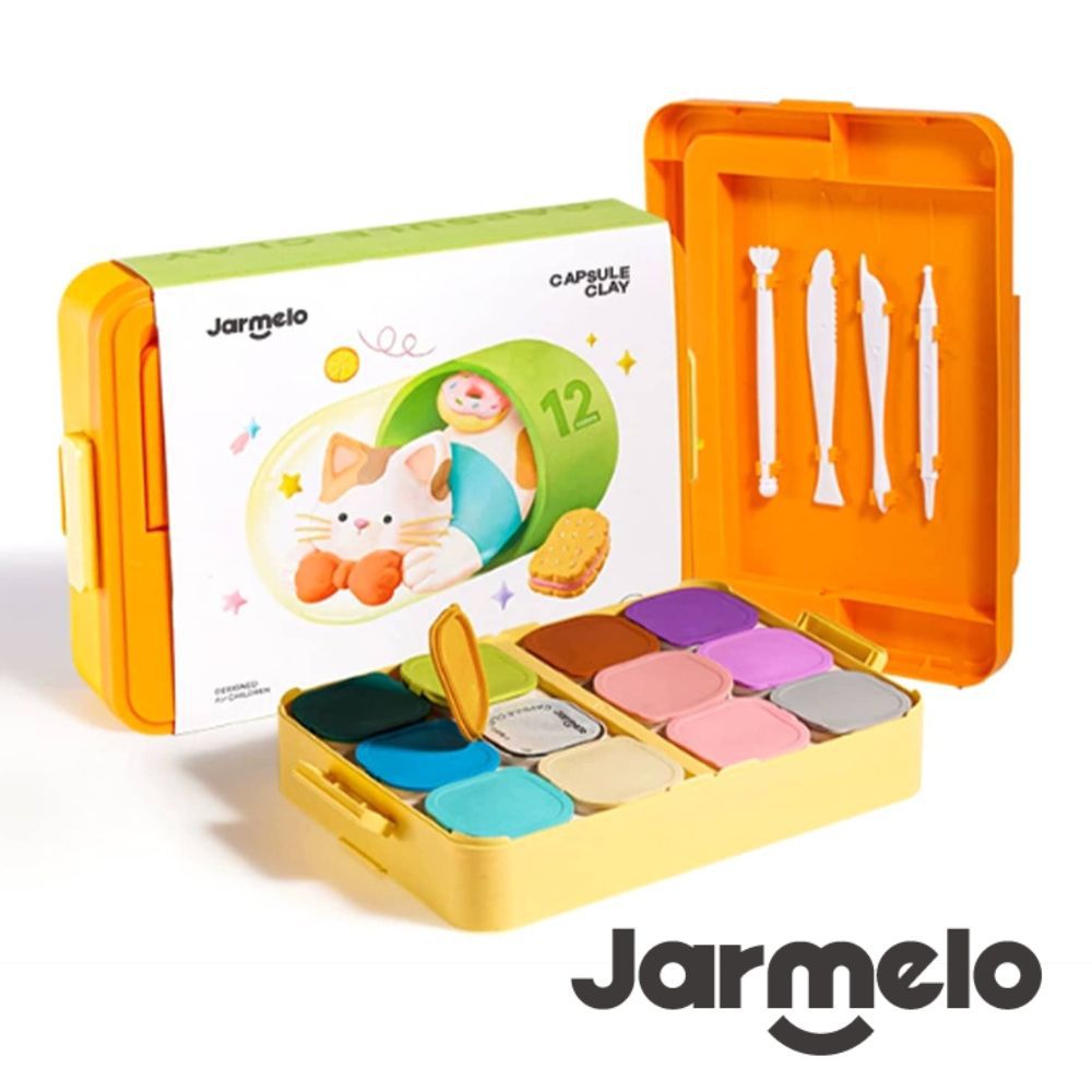 萌趣寶貝膠囊超輕黏土組(12色) JA97083