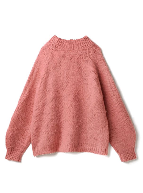 日本 GRL - 柔軟植絨編織毛衣-萊姆黃 (F)