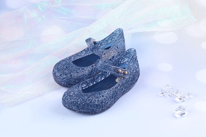 Melissa - Melissa經典藍色大風巢兒童公主鞋香香鞋-藍色