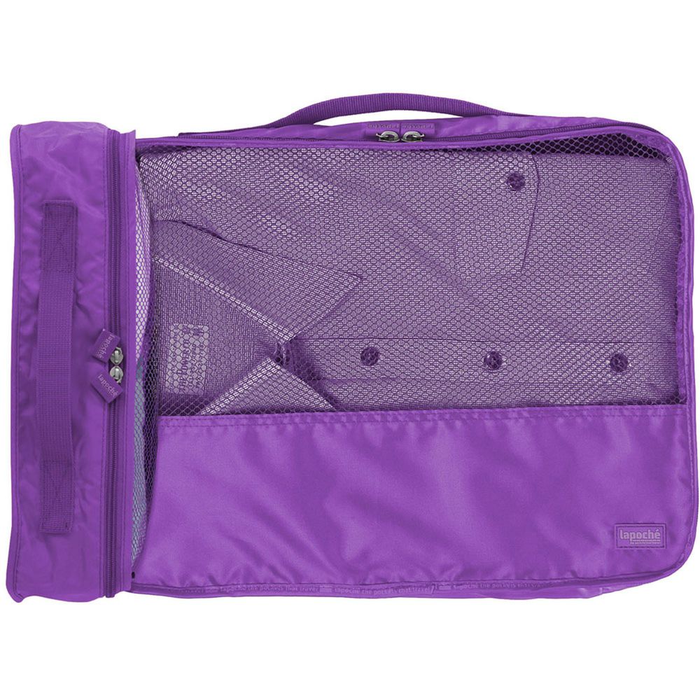 澳洲 Lapoche - 旅行衣物整理包-紫色 (中)