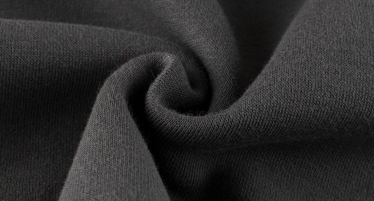 (大童)加絨圓領長袖上衣/大學T-愛心兔兔-深灰色