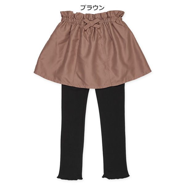 日本西松屋 - 小蝴蝶百搭褲裙-咖啡