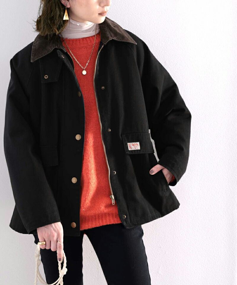 日本 Classical Elf - 工作服風挺版立領夾克-卡其