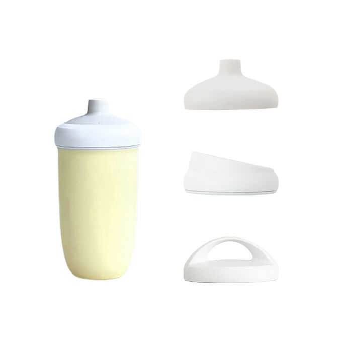 Besovida - 【一杯三蓋 組合】甘甘隨心杯 500ml - 淡檸黃