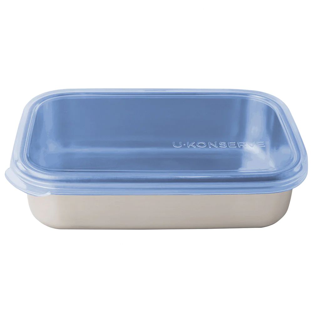 美國 U-Konserve 優康 - 經檢驗食品安全等級 304 不鏽鋼保鮮盒/冷凍盒/儲存盒/便當盒 750ml-宇宙藍