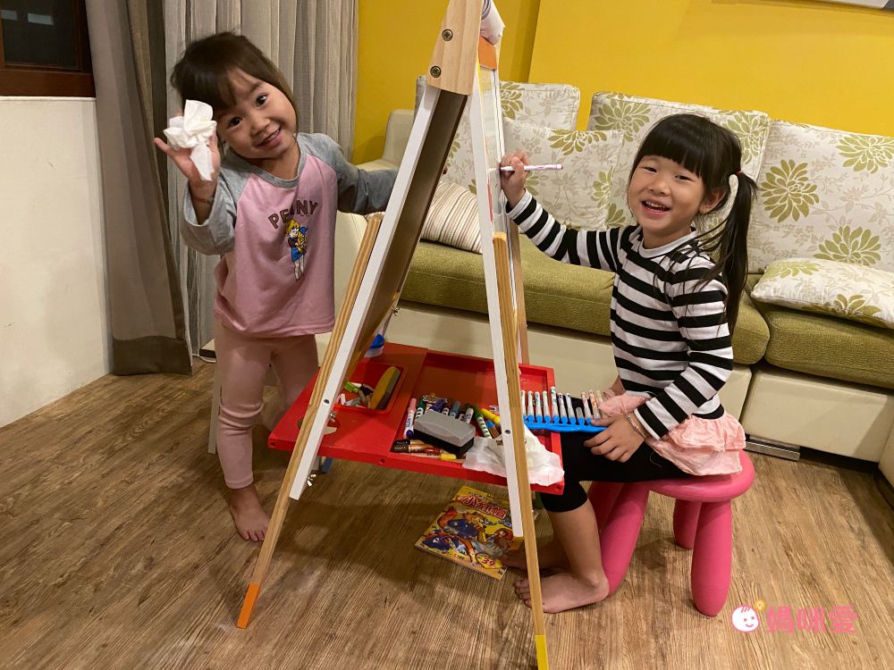 法國Janod - ABC雙面可調式畫架(附紙捲)