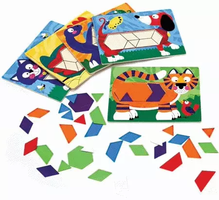 美國瑪莉莎 Melissa & Doug - MD 益智-動物造型拼板-10面拼板-47 pcs