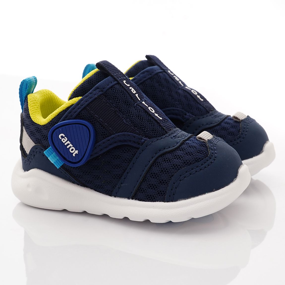 Moonstar日本月星 - 寶寶速乾學步穩健機能款(寶寶段)-學步鞋-深藍