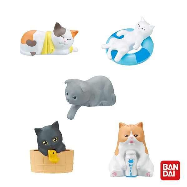 日本 BANDAI - 溫泉貓入浴球Ⅲ