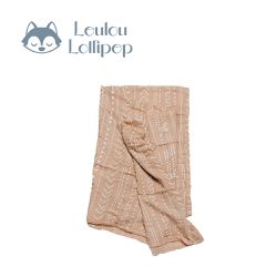 Loulou Lollipop - 竹纖維透氣包巾-裸色簡約風