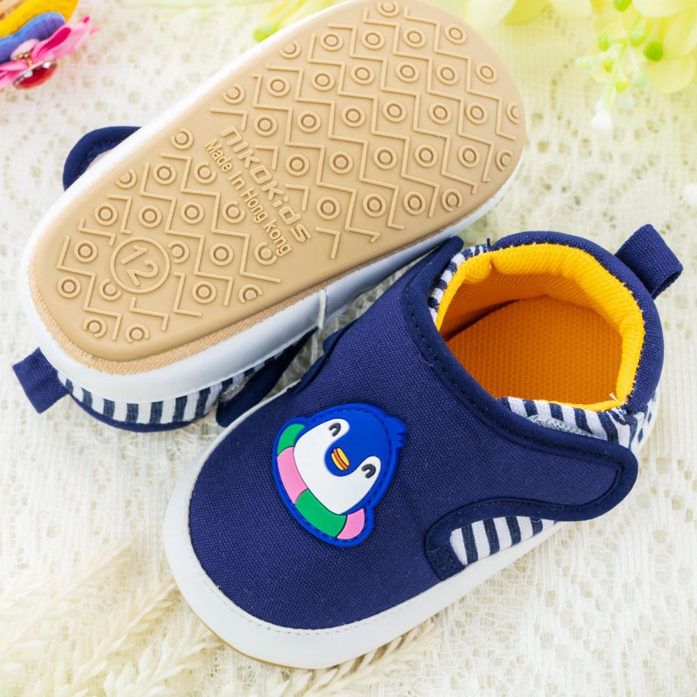 nikokids - 軟Q底學步鞋-藍色(SG568)