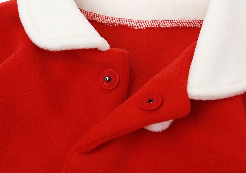 韓國 OZKIZ - (附聖誕帽)(裏起毛)聖誕老公公外套