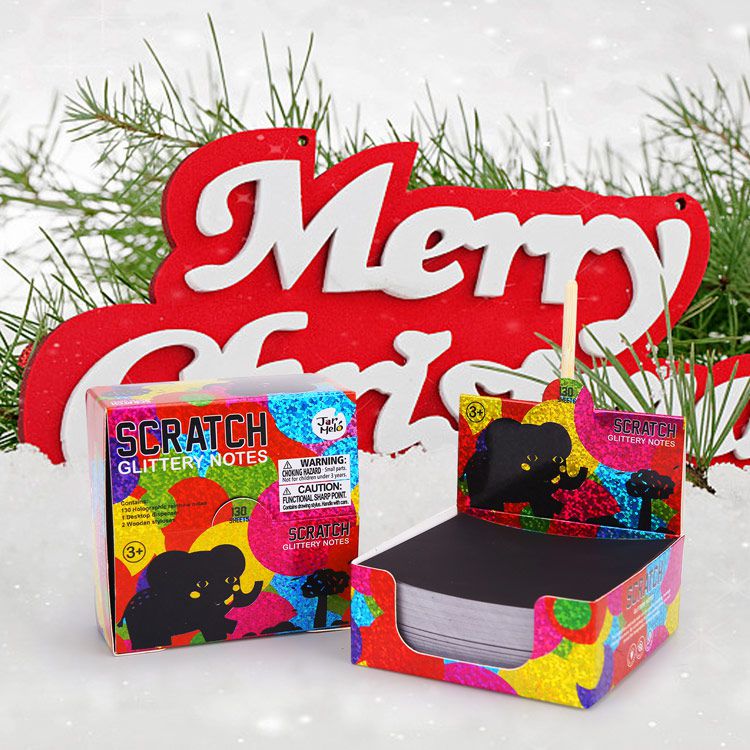 JarMelo 原創美玩 - 創意便籤-炫彩刮畫組