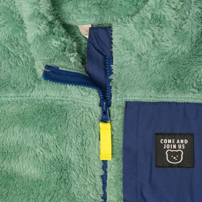 akachan honpo - 刷毛夾克-灰色