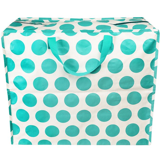 英國 Rex London - 衣物/棉被超大多功能防水環保收納袋/萬用袋-青玉點點