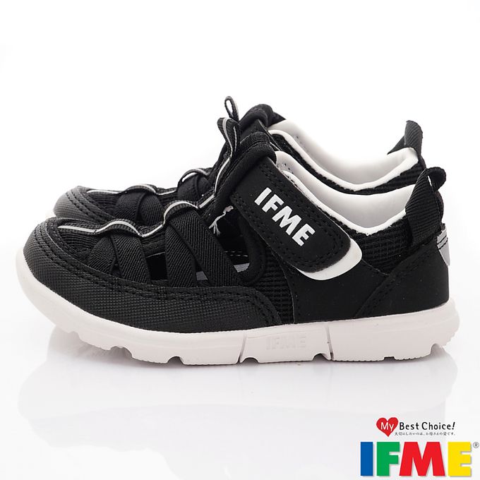 日本IFME - 水涼機能童鞋-IF30-341514黑(中小童段)-水涼鞋-黑