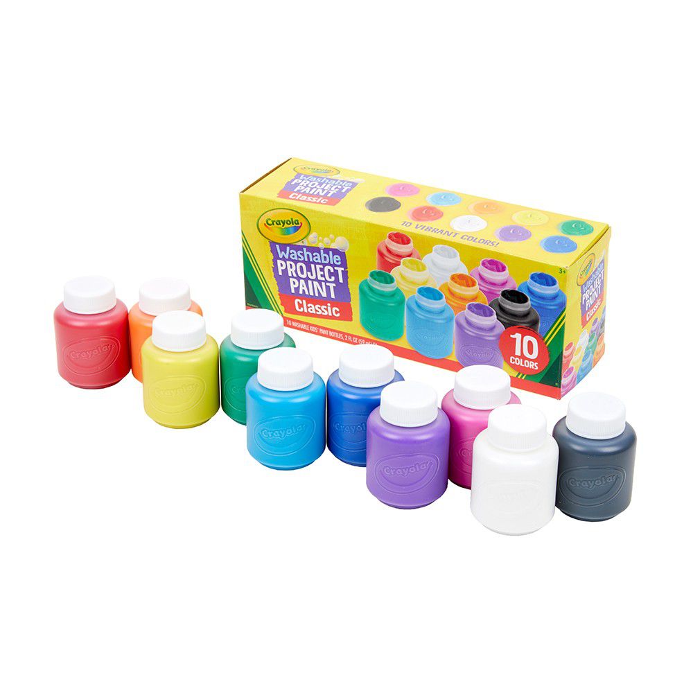 Crayola繪兒樂 - 可水洗兒童顏料2盎司10色