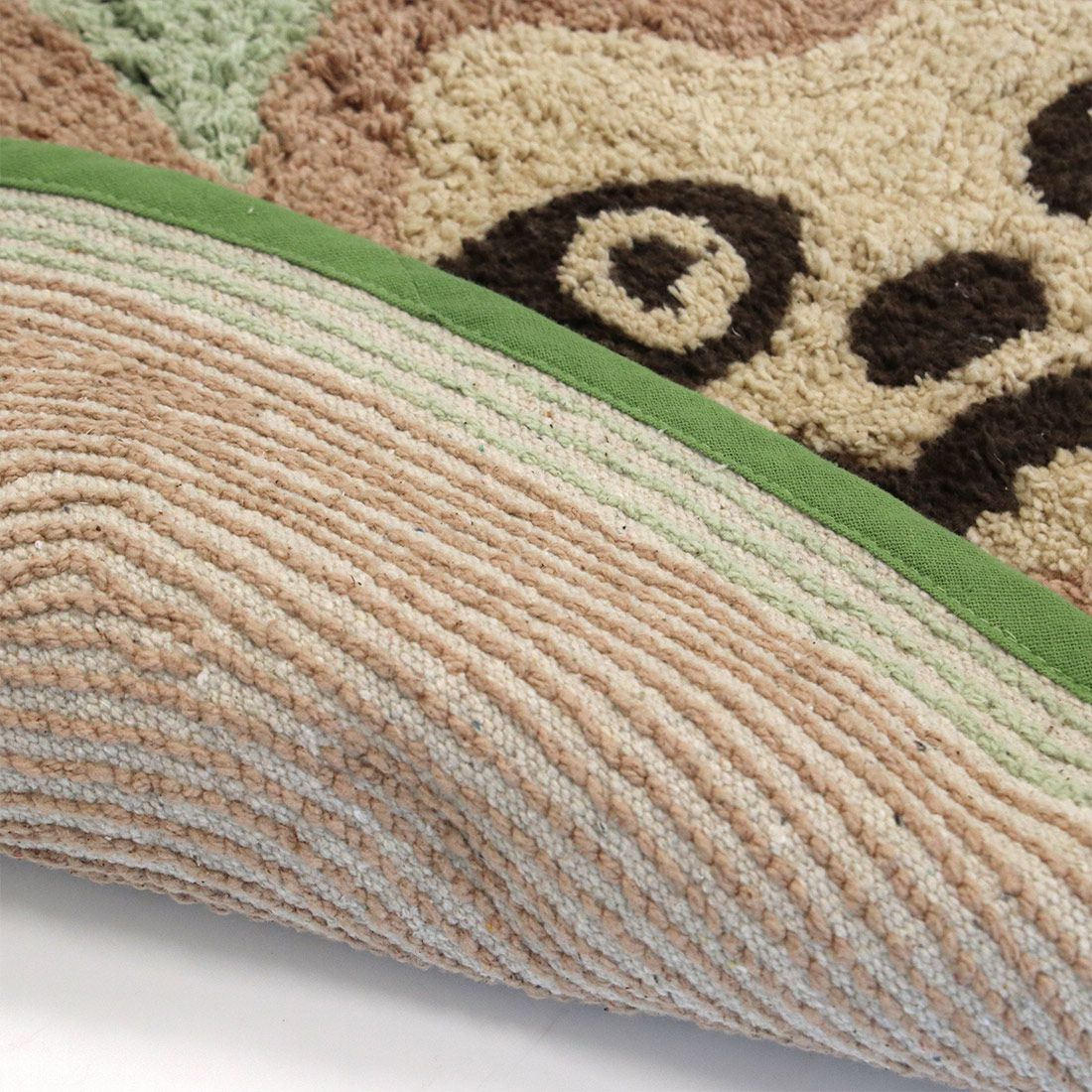 日本 TOMO - 動物系 短絨吸水腳踏墊/地墊-小浣熊 (約60×52cm)