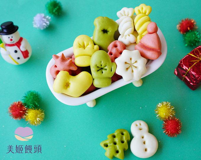 美姬饅頭 - 聖誕節一口小饅頭 (一袋)-180g