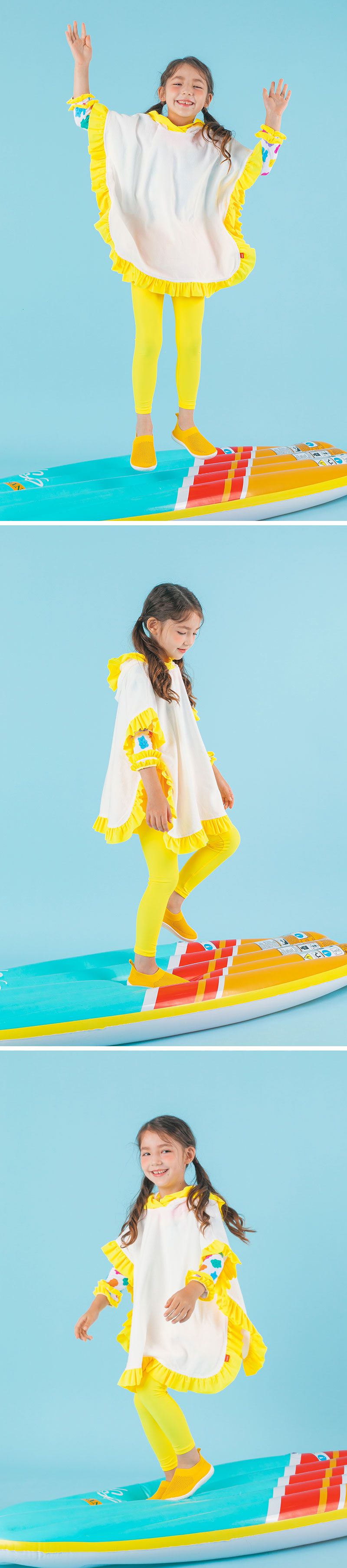 韓國 OZKIZ - 洞洞厚底/輕量/防滑兒童沙灘鞋/戲水鞋-藍