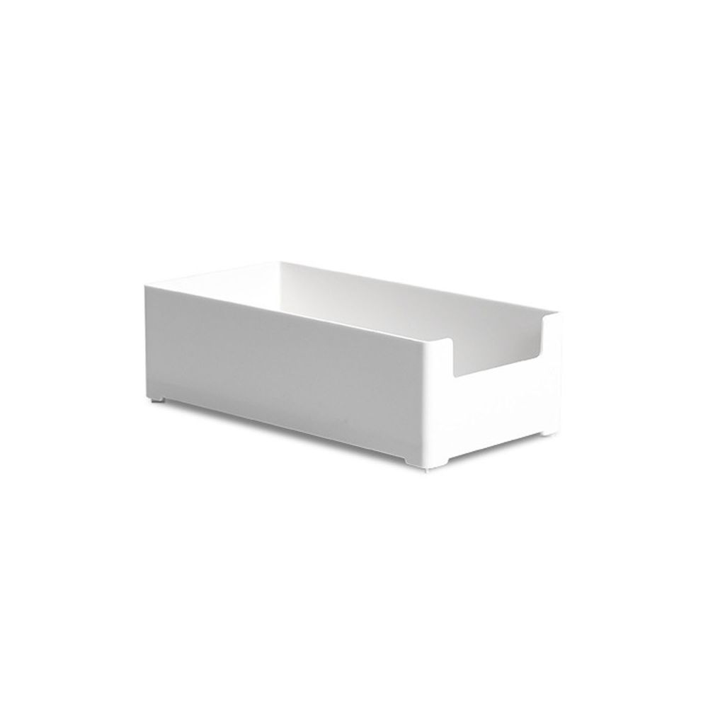 凹型可堆疊桌面抽屜整理收納盒-中號 (20x10x6cm)