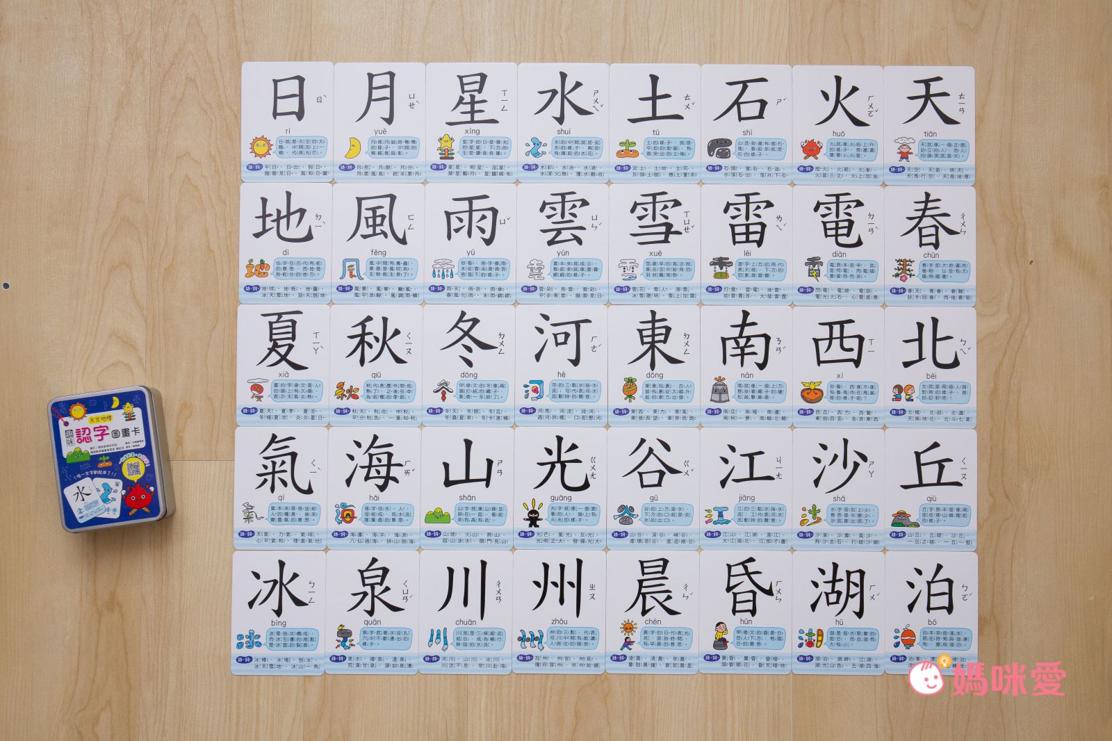 記憶認字圖畫卡：動物植物