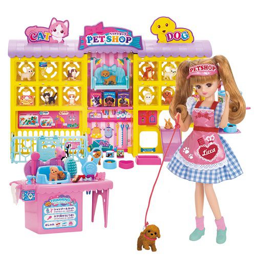 Takara Tomy - Licca莉卡娃娃-莉卡寵物美容店豪華組